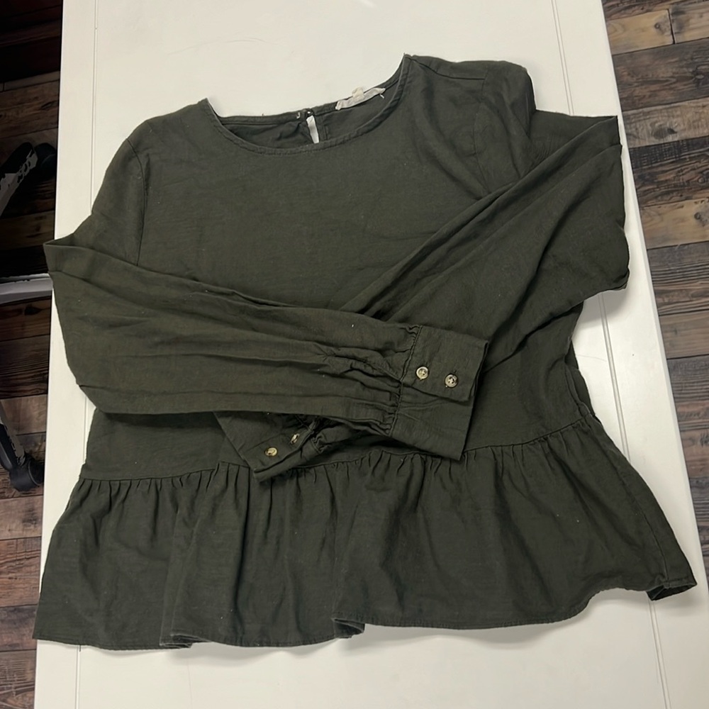 Copper Key: Cropped long sleeve shirt